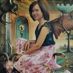 Svatá Markéta, olej na plátně, 2016, 80x60 cm