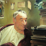 Příliš hlučná samota, olejomalba