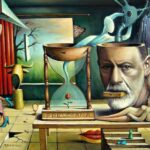 Sen, surrealismus, Freud, olej